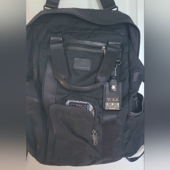Authentic TUMI Sleek Black Men's Backpack